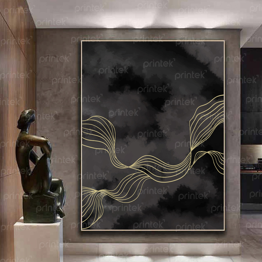 Tranh trừu tượng, đã có khung - ST220963