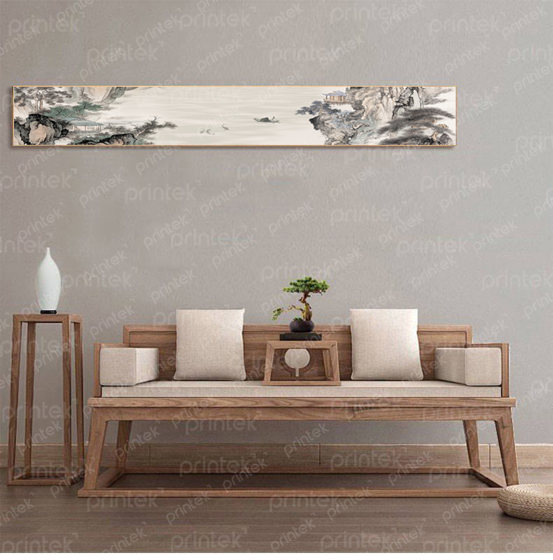 Tranh thủy mặc trang trí phòng trà - TM16162