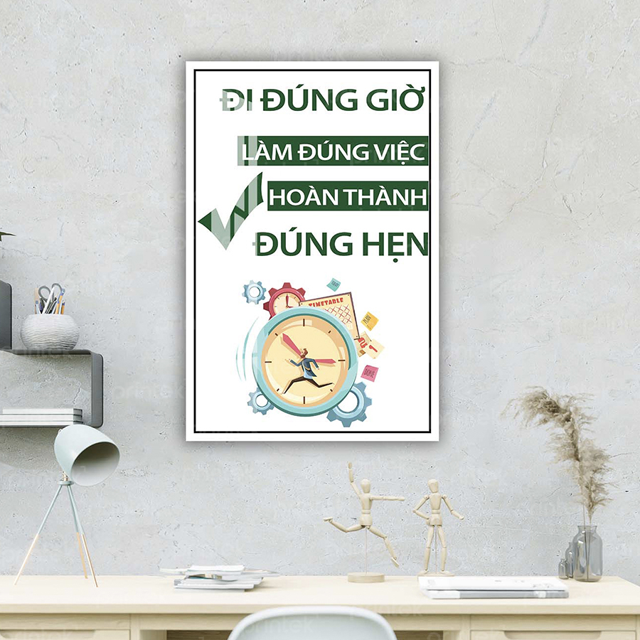 Tranh động lực văn phòng, cỡ 40x60cm – DL001-63