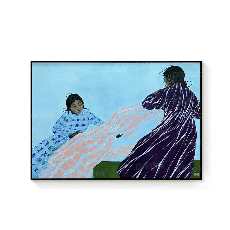 Tranh treo tường chân dung, tranh canvas - CD5827