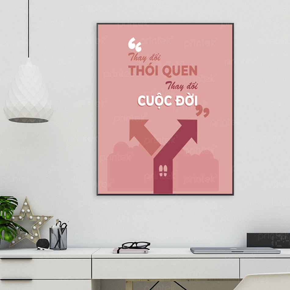Tranh động lực văn phòng, cỡ 40x60cm – DL001-144