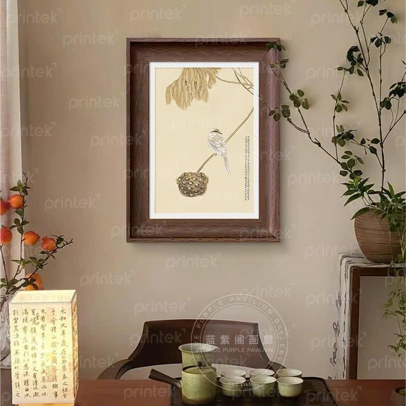 Tranh tối giản phong cách indochine, tranh khung bản to - KT4277