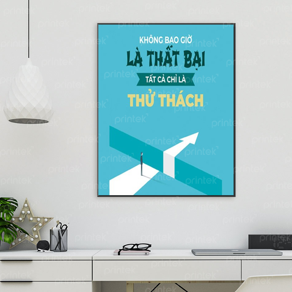 Tranh động lực văn phòng, tranh slogan - DL0347