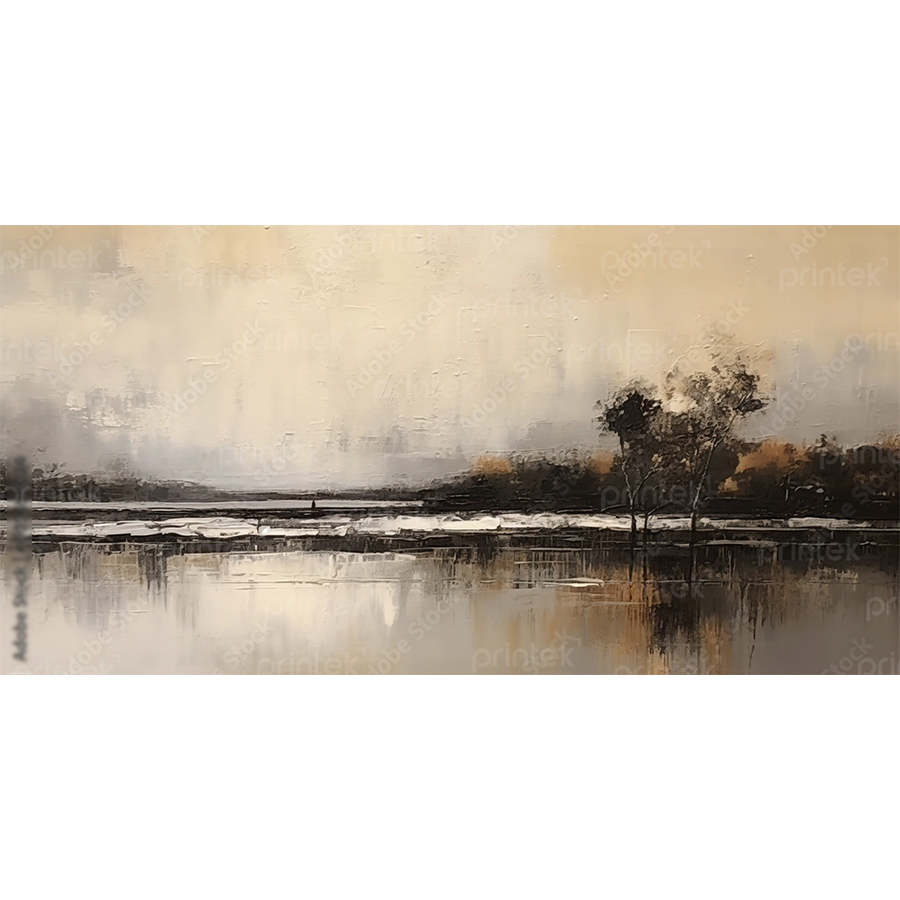 Tranh trừu tượng tối giản, tranh phong cách minimalism - ADB33245374