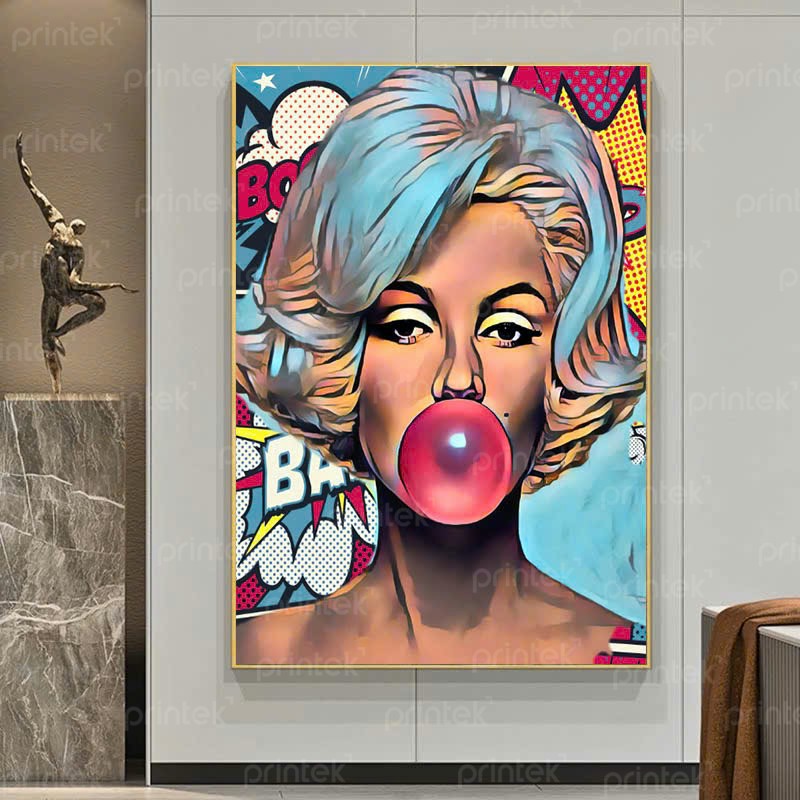 Tranh phong cách pop art, tranh canvas - CG6176