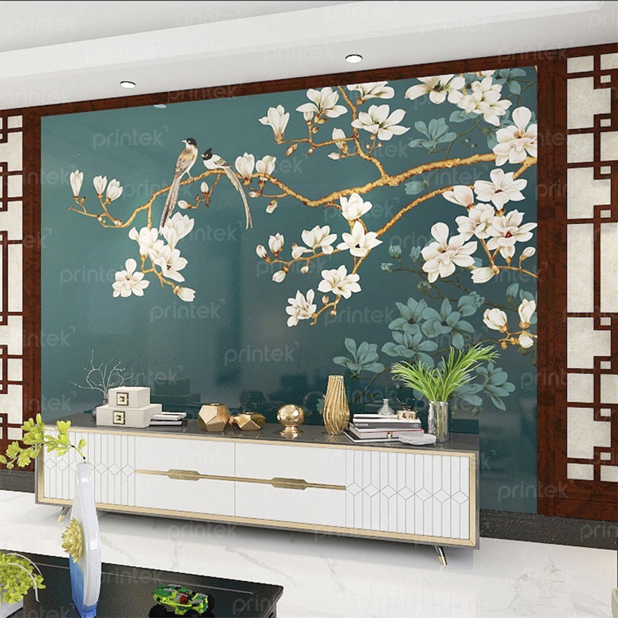 Tranh dán tường hoa lá - TB332458193