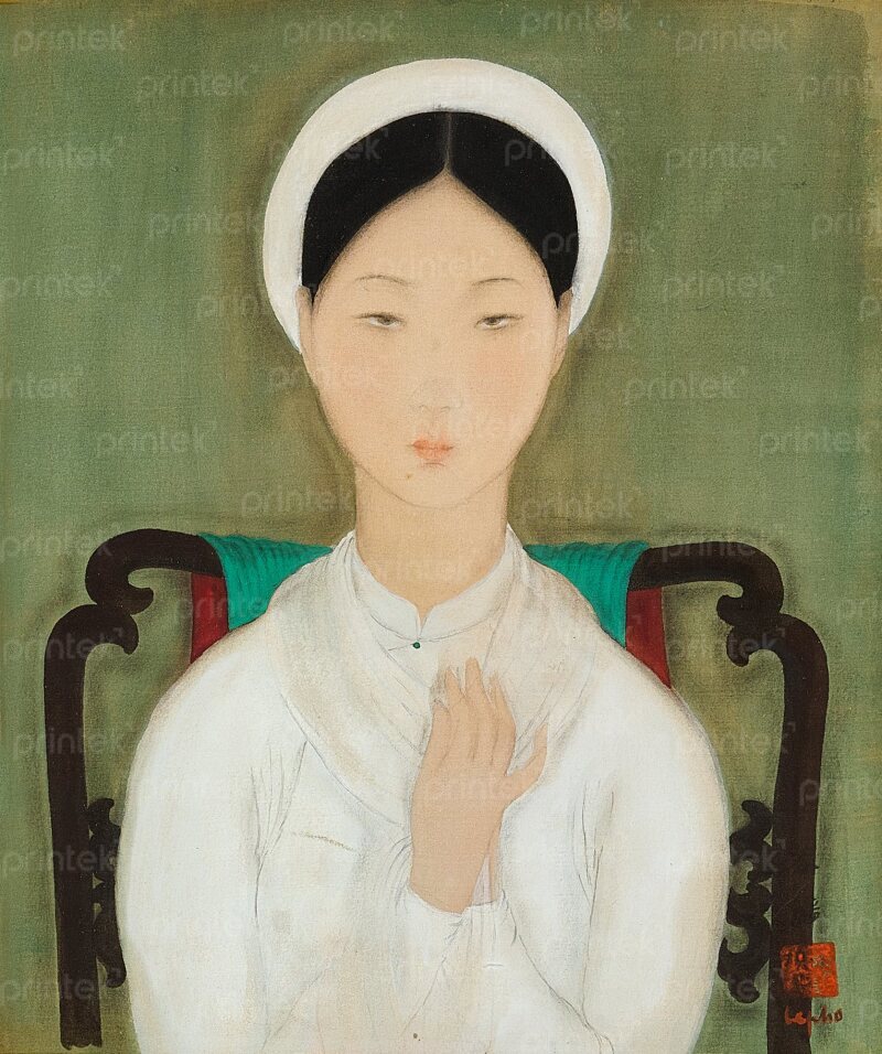 tranh cô gái