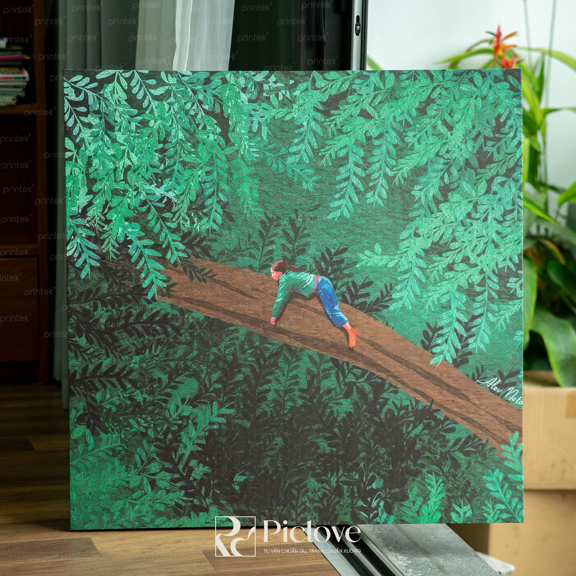 Chất liệu canvas của printek