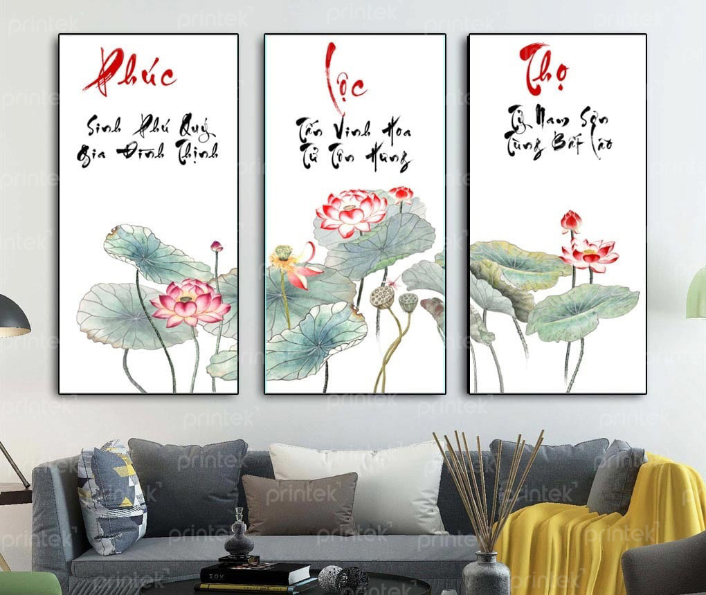 Tranh Phúc Lộc Thọ, đã có khung – PT004-33