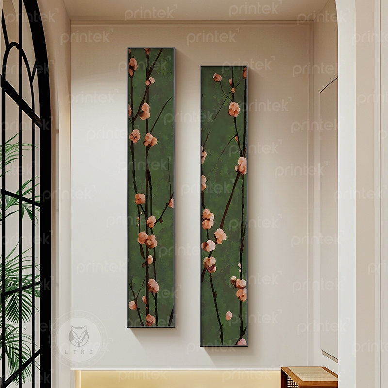 Bộ 2 tranh canvas phong cách indochine - HC-111342018