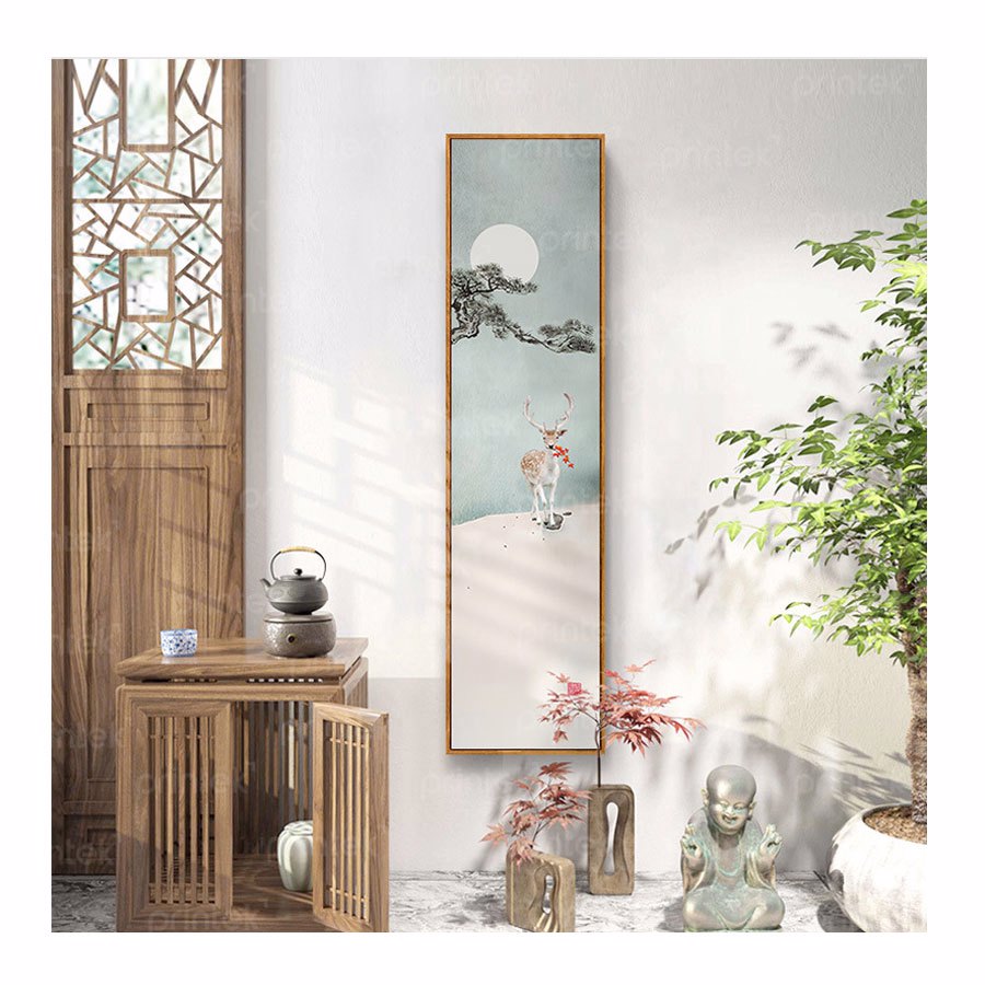 Tranh phong cách indochine, đã có khung - HS026