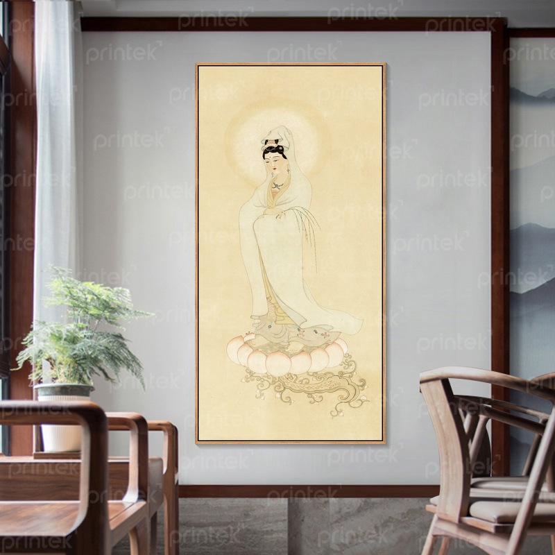 Tranh Phật treo tường phòng thờ, đã có khung - TP149226