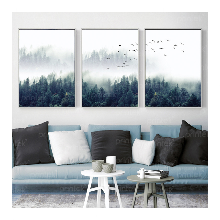 Bộ 3 tranh phong cảnh, đã có khung - PC1770