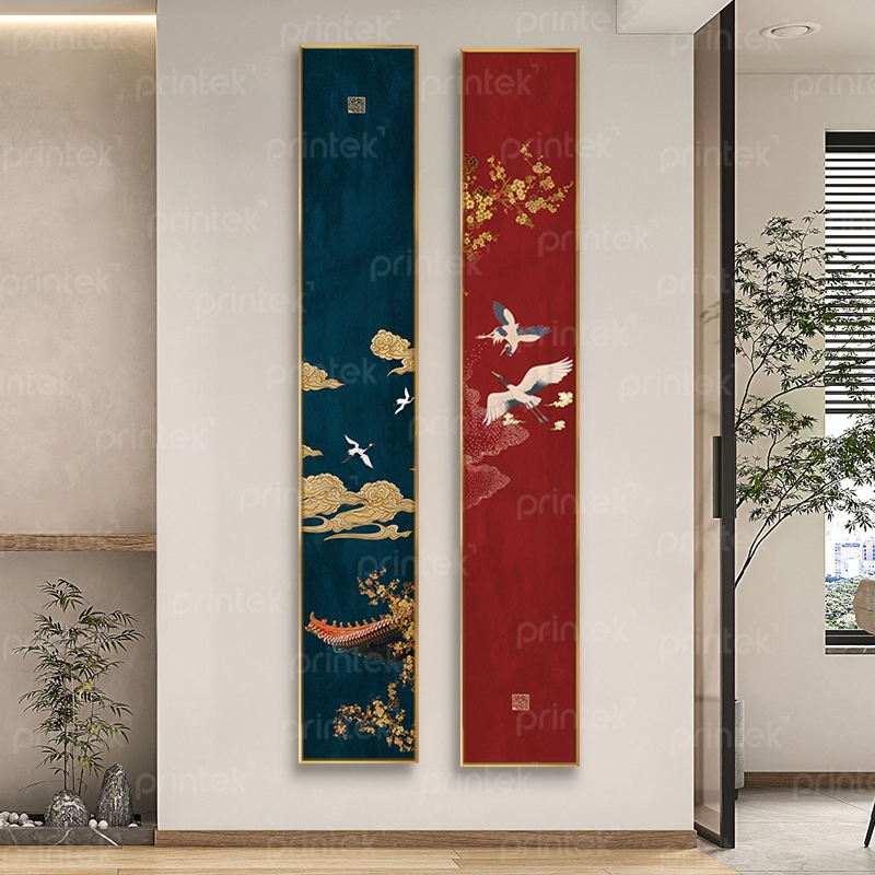 Bộ 2 tranh canvas decor phòng Trà - HC111342021