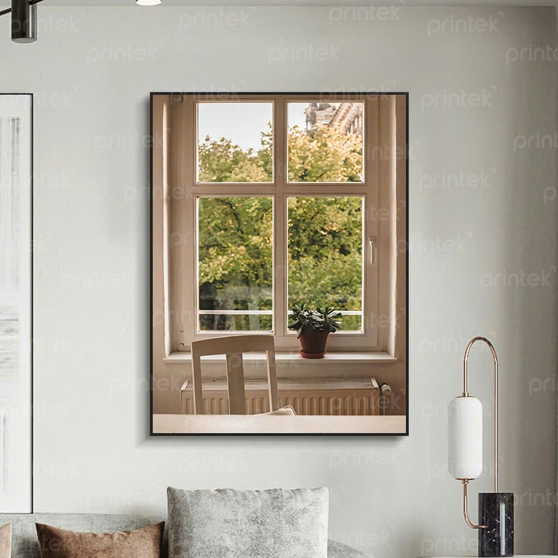 Tranh cửa sổ, tranh treo tường canvas - TT9494