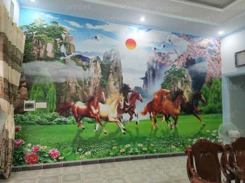 Tranh dán tường phòng khách