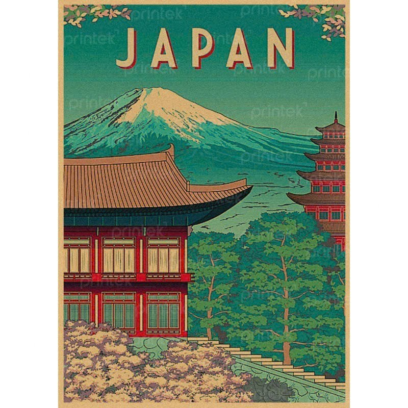 Tranh phong cảnh Nhật cổ, tranh Phù thế (Ukiyo-e) - TT9591
