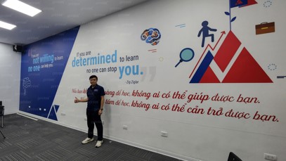 Tranh dán tường công ty, văn phòng làm việc