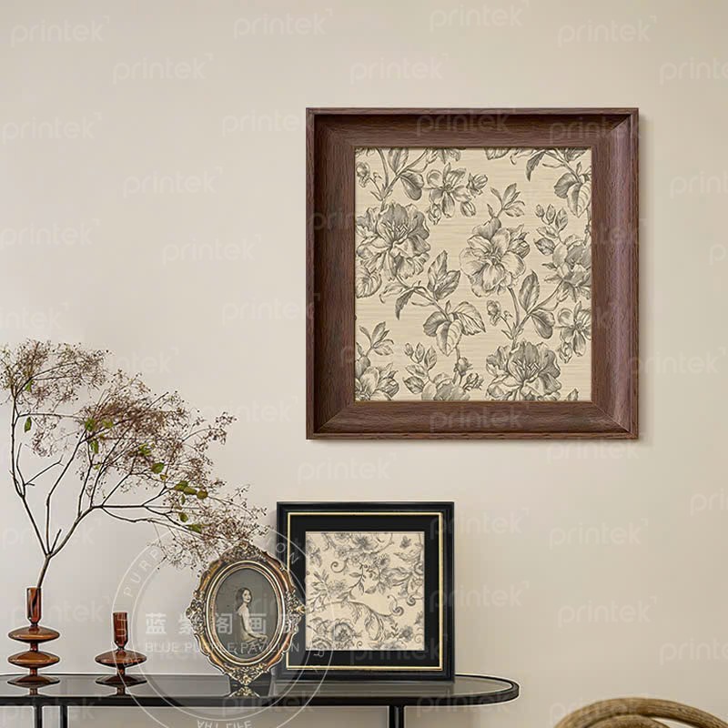 Tranh tối giản phong cách indochine, tranh khung bản to - KT7824