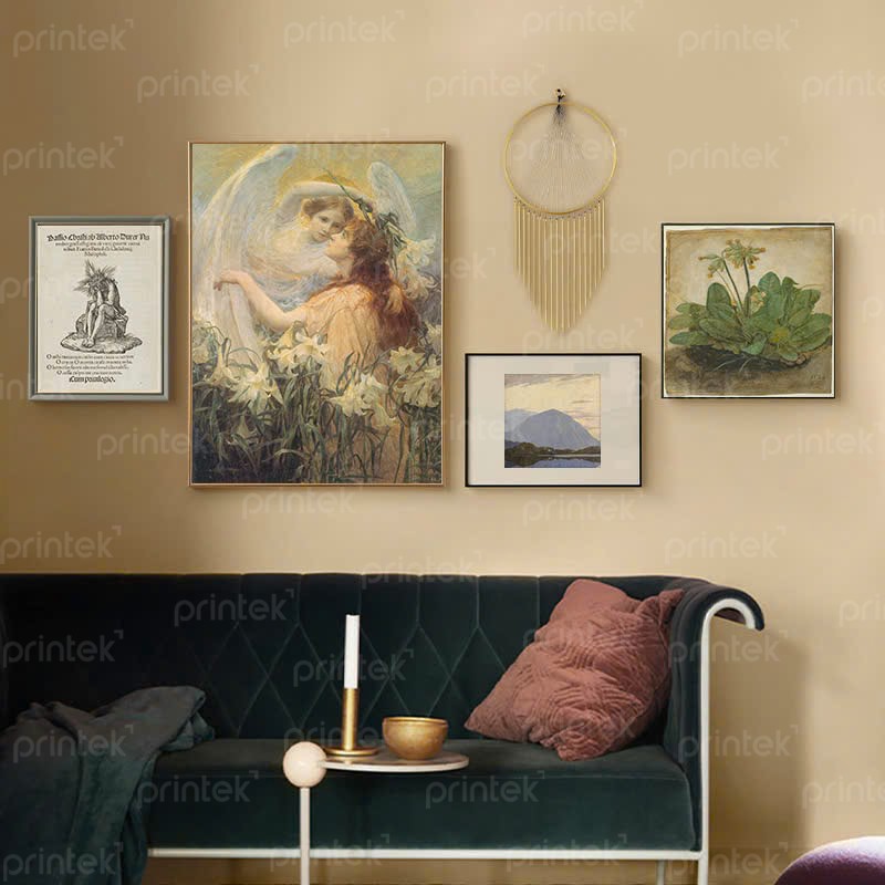 Tranh nghệ thuật cổ điển, tranh treo tường canvas - TT1466