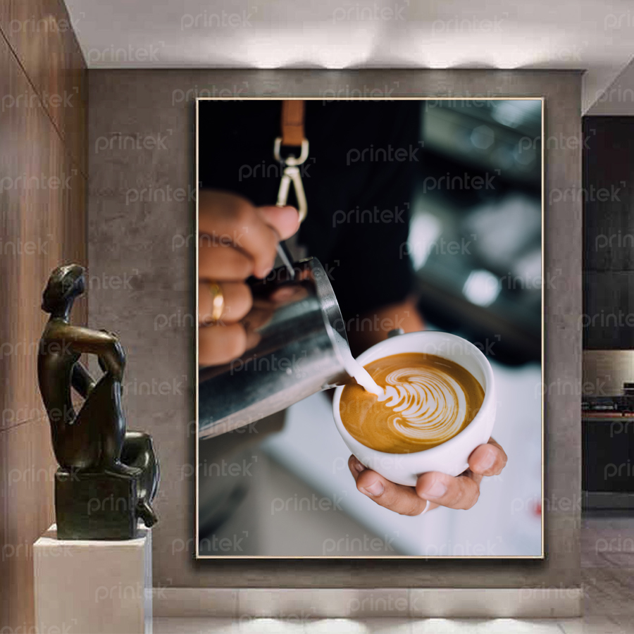 Tranh trang trí quán cafe, đã có khung – ST2209111