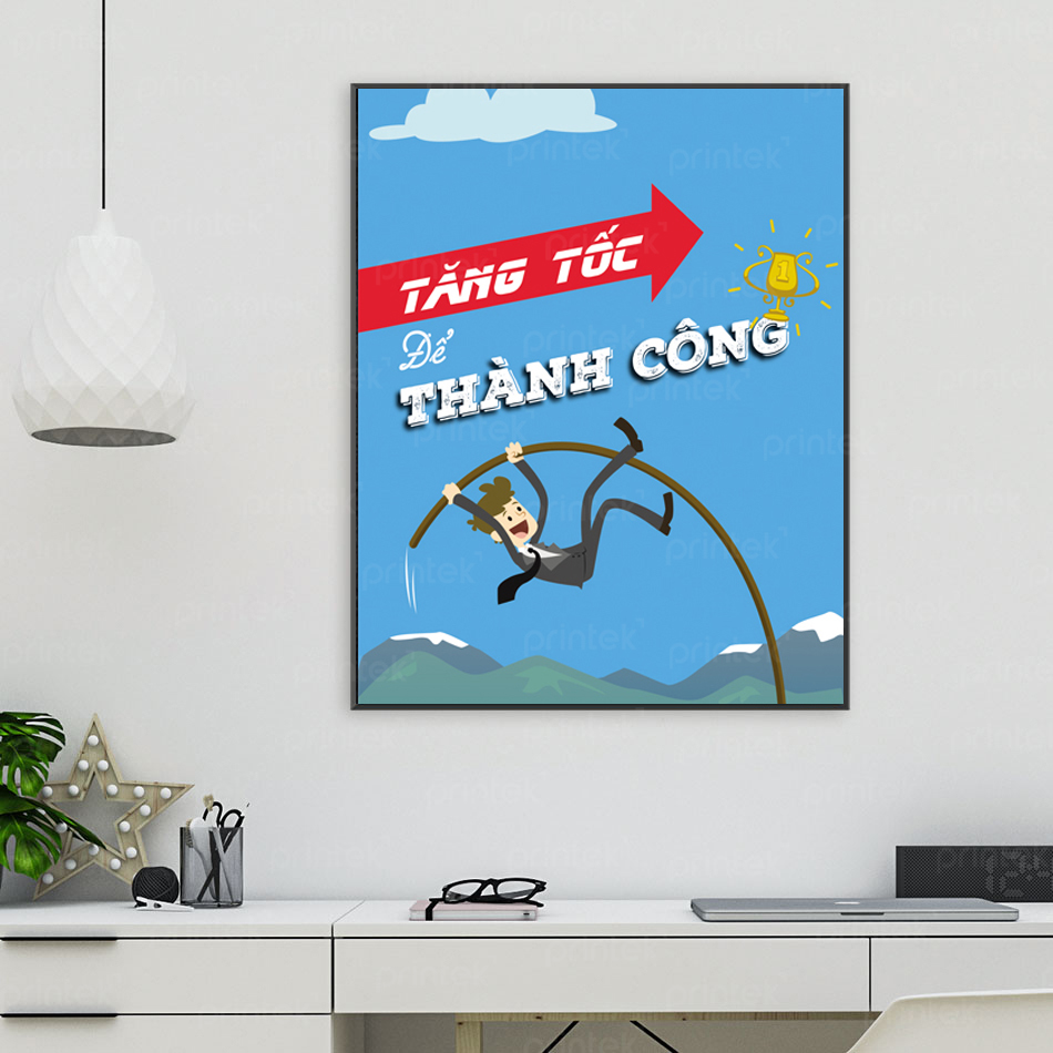 Tranh động lực văn phòng, cỡ 40x60cm – DL001-179