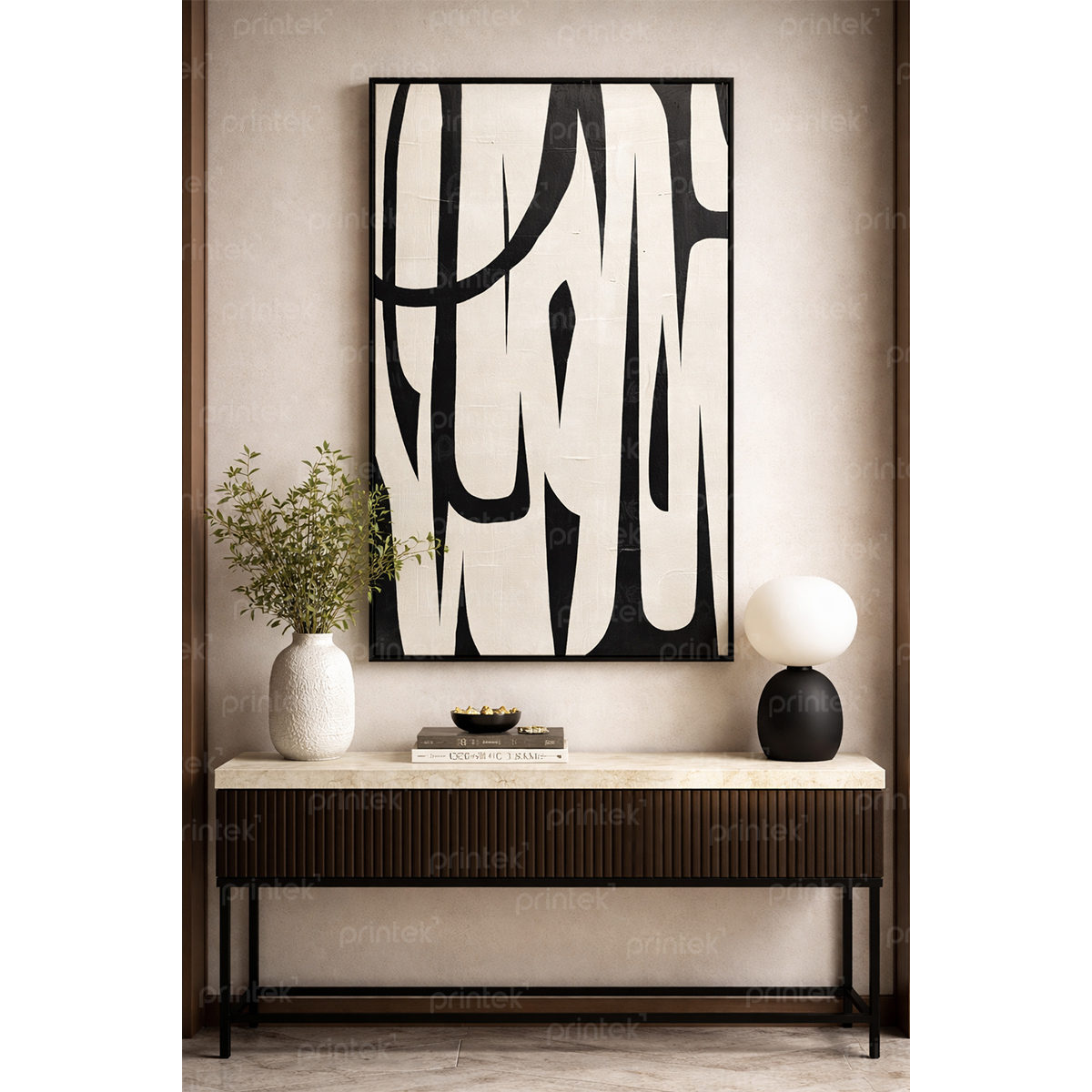 Tranh trừu tượng, đã có khung - TT9178