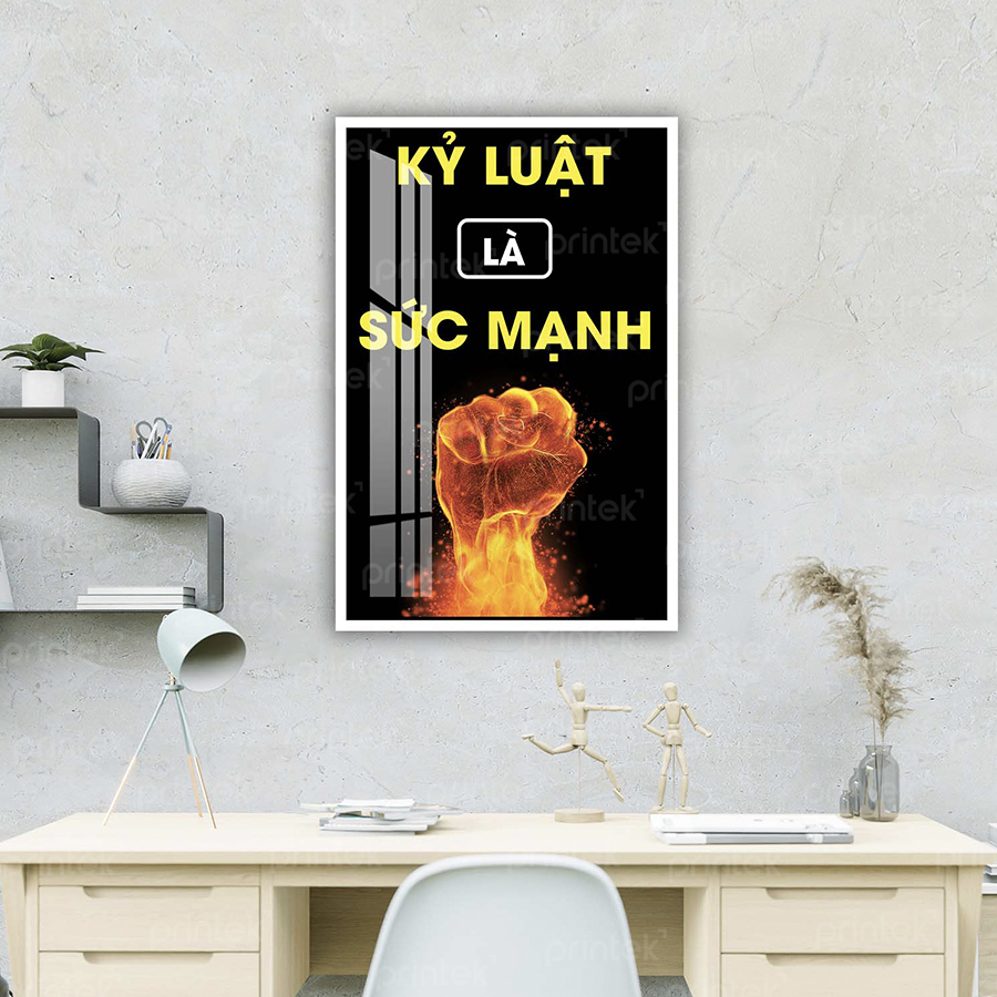 Tranh động lực văn phòng, cỡ 40x60cm – DL001-166