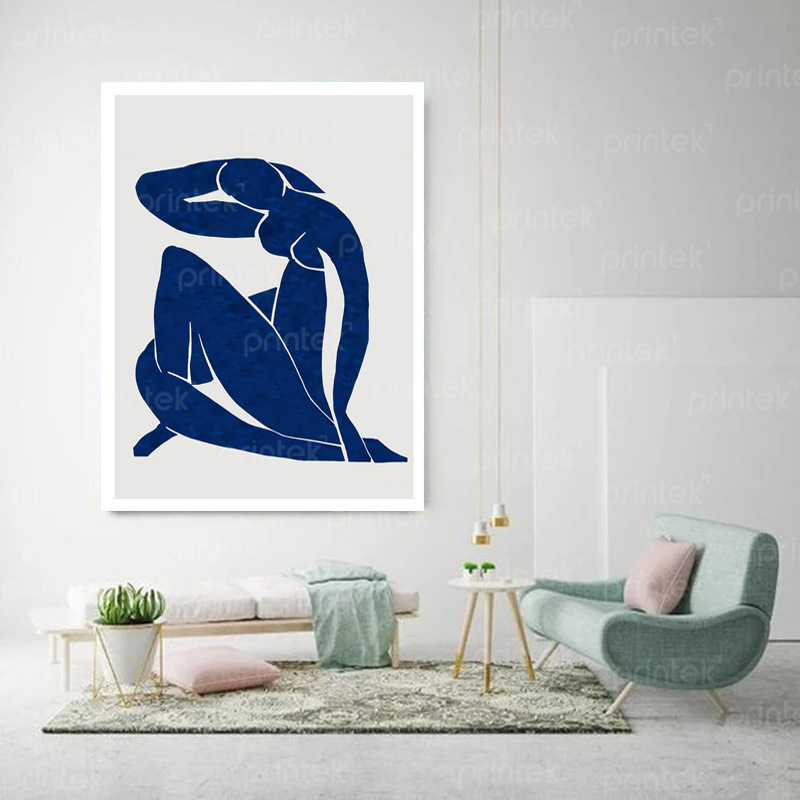 Tranh chân dung tối giản, size 50x70cm - ST13323322