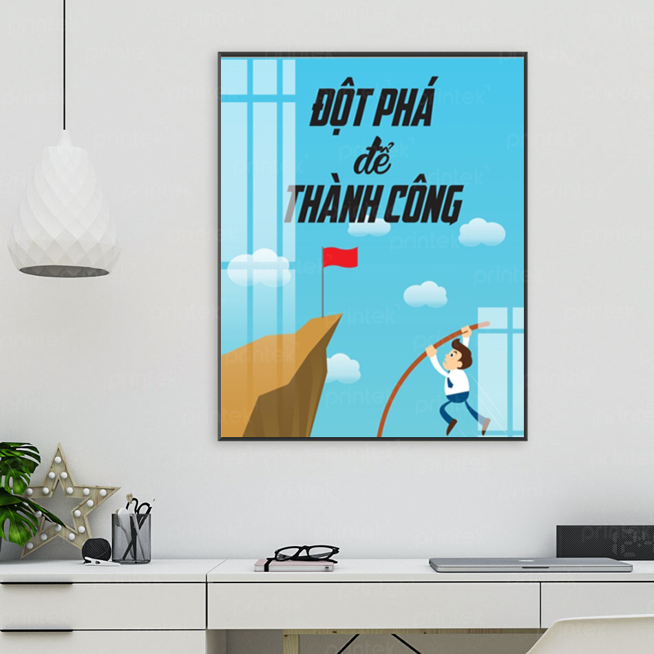 Tranh động lực văn phòng, cỡ 40x60cm – FDL783