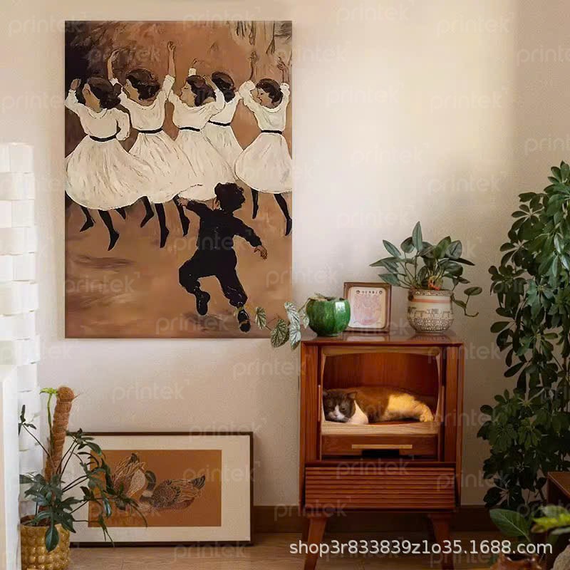 Tranh canvas "Những vũ công nhí" - TT5129
