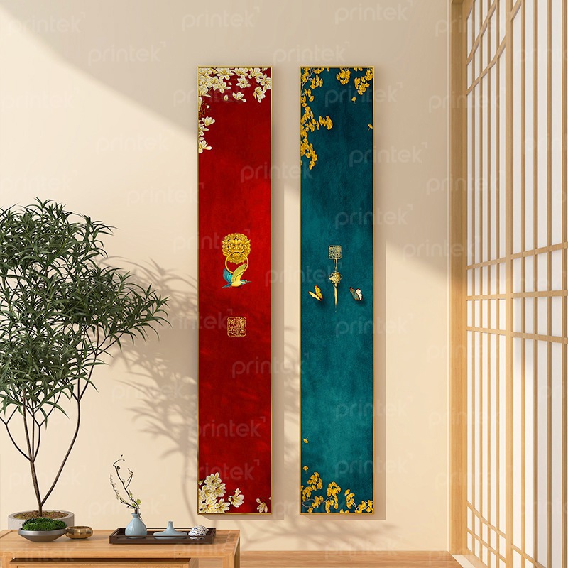 Bộ 2 tranh canvas phong cách indochine - HC-111342017