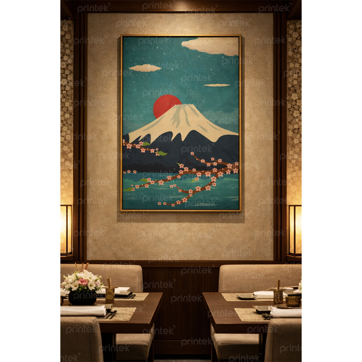 Tranh phong cảnh Nhật cổ, tranh Phù thế (Ukiyo-e) - TT7975