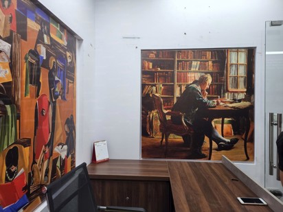 Tranh trang trí văn phòng, tranh in theo yêu cầu