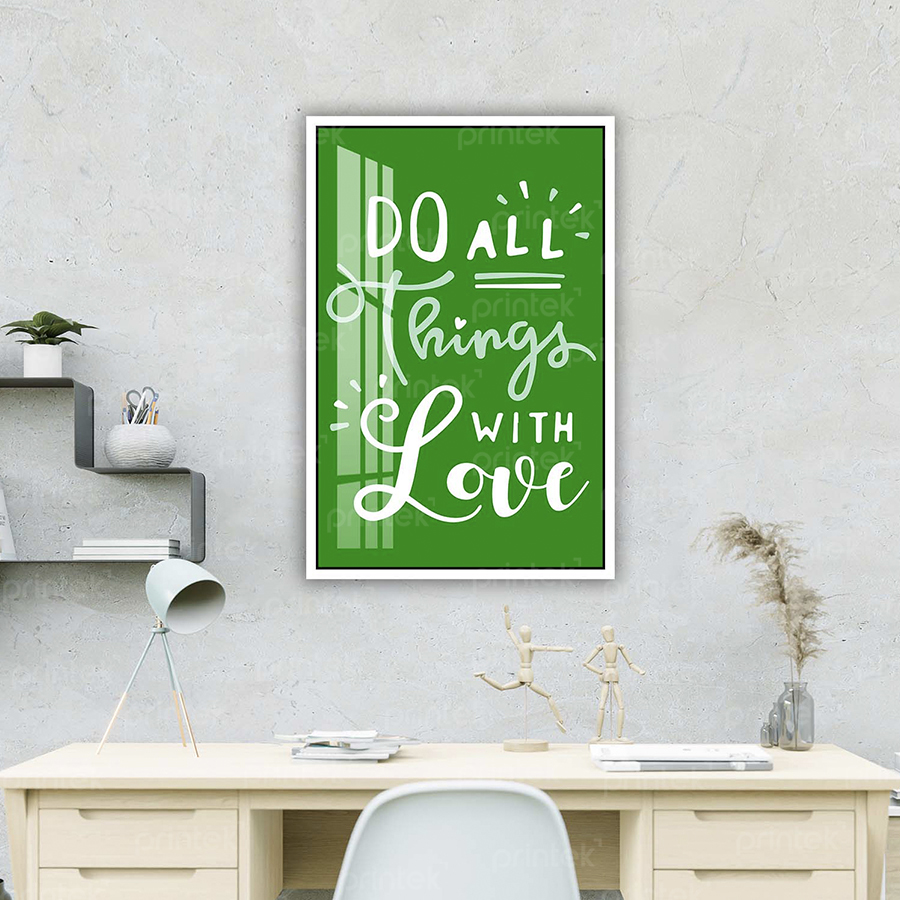 Tranh động lực văn phòng, tranh slogan – DL001-50