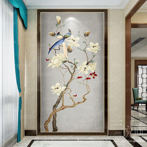 Tranh dán tường phong cách indochine - DT030