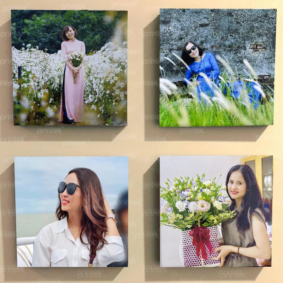 Bộ 4 khung ảnh dán tường, miễn phí in ảnh