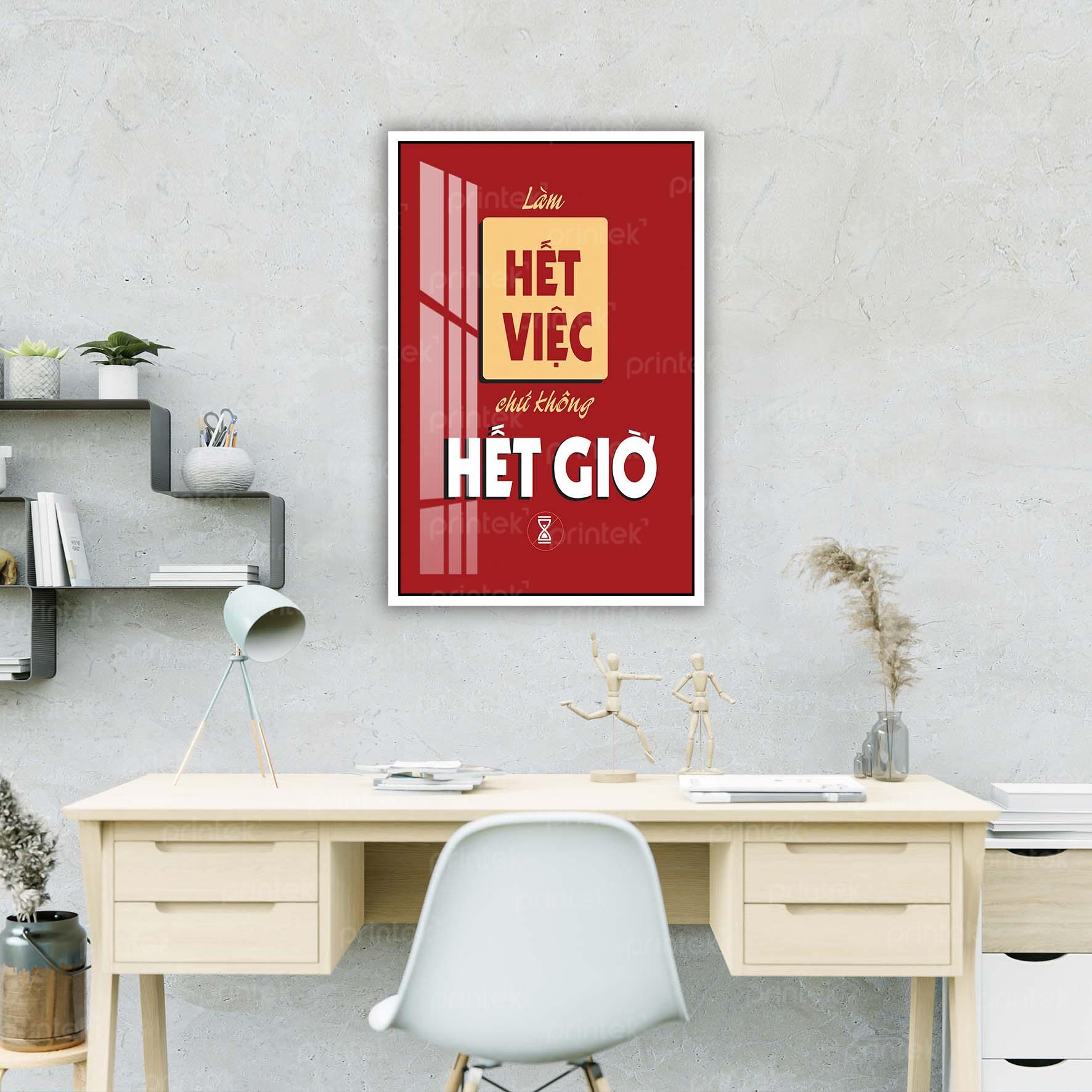 Tranh động lực văn phòng, tranh slogan – DL001-34