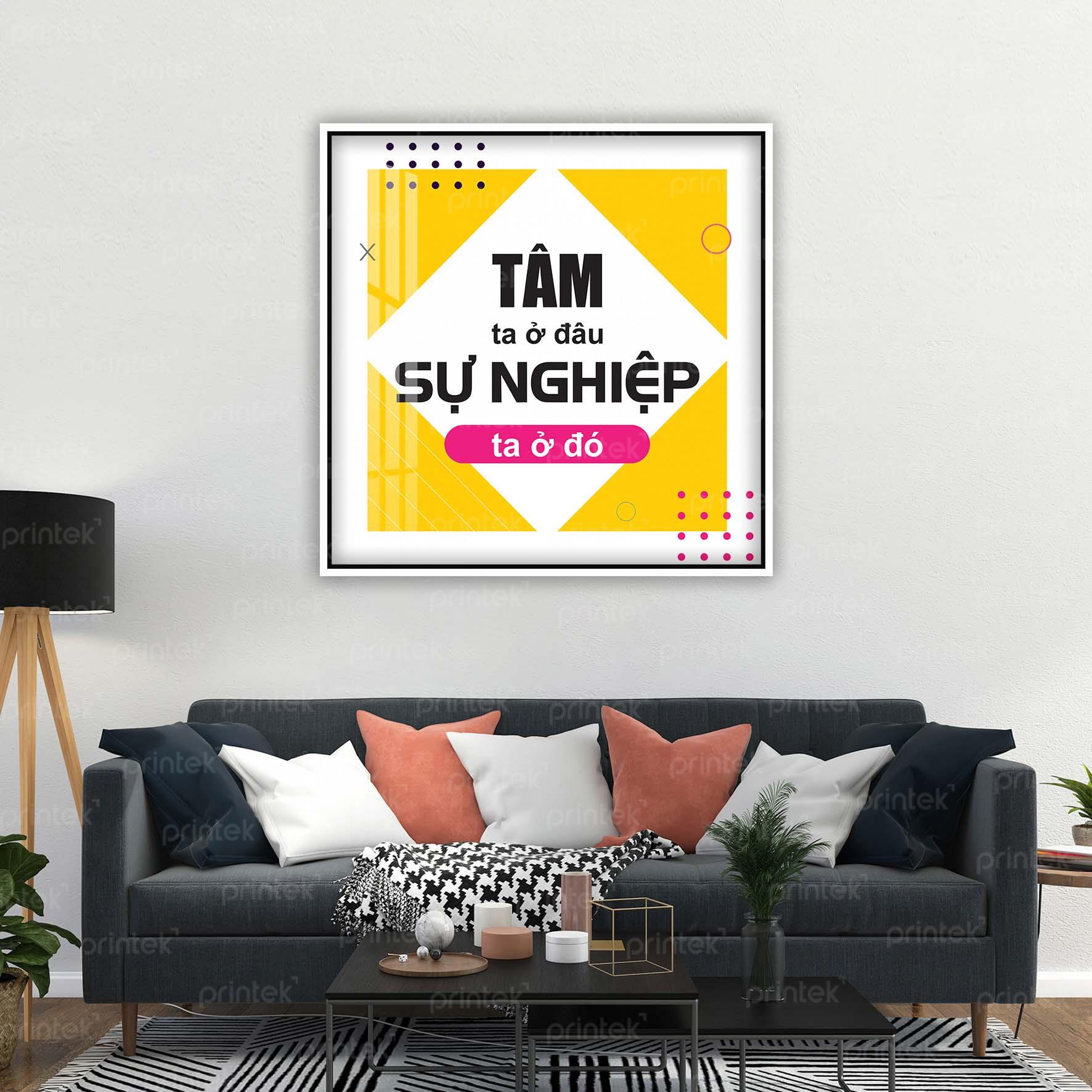 Tranh động lực văn phòng, tranh slogan – DL001-60